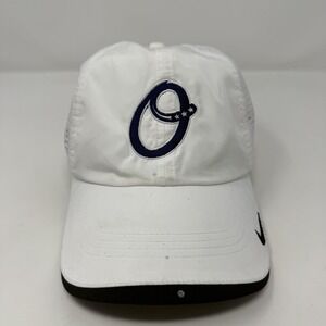 Nike Golf Hat Cap Strap Back White Mens One Size Mesh O